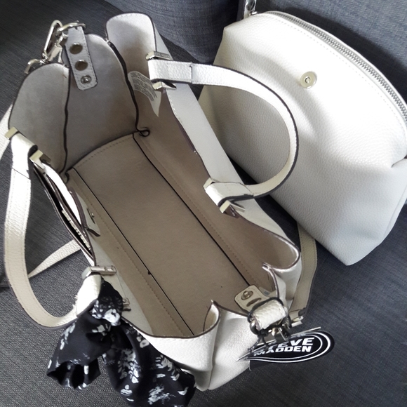 NWT STEVE MADDEN SATCHEL HANDBAG AND CLUTCH - Picture 8 of 10